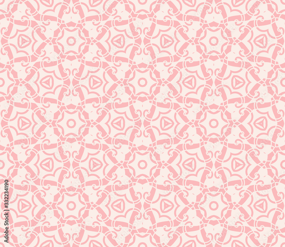 Abstract thin line curly seamless pattern. Linear ornamental geometric background. Wrapping paper. Vector illustration. Abstract thin line curly seamless pattern. Linear ornamental geometric background. Wrapping paper. Vector illustration.