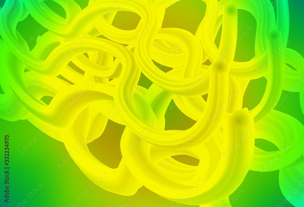 Obraz premium Light Green, Yellow vector modern elegant layout.