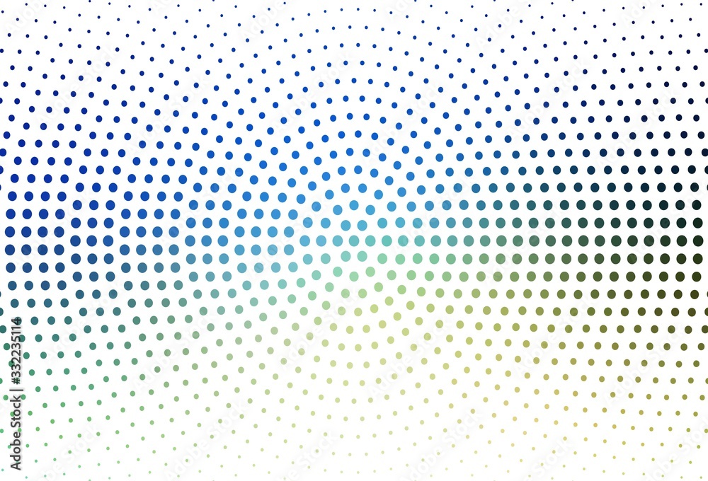 Light Blue, Green vector layout with circle shapes. Glitter abstract illustration with blurred drops of rain. New template for your brand book. Light Blue, Green vector layout with circle shapes. Glitter abstract illustration with blurred drops of rain. New template for your brand book.
