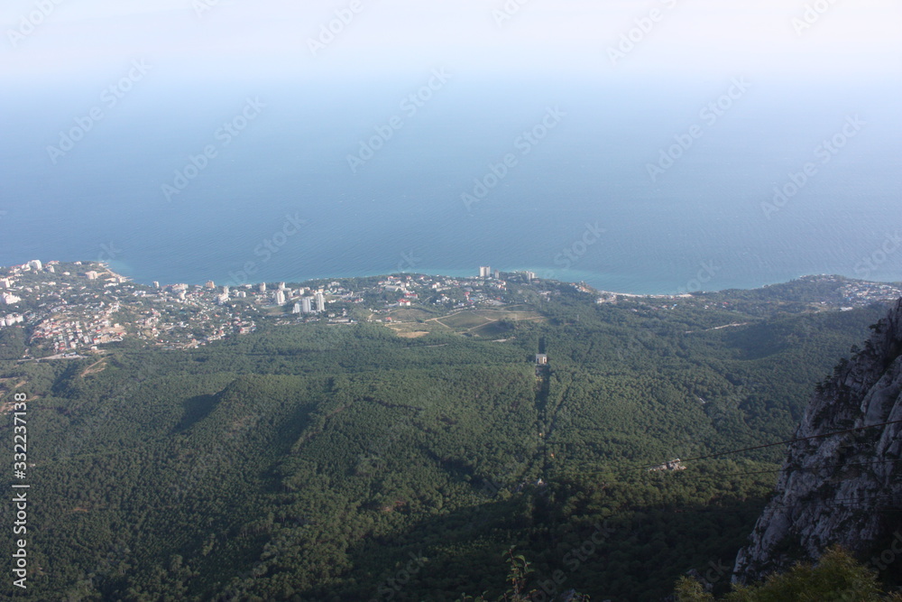 view of mountains