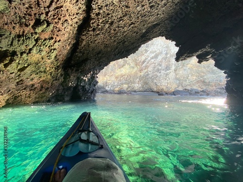 Kayaking Sea Caves, Channel Islands National Park photo