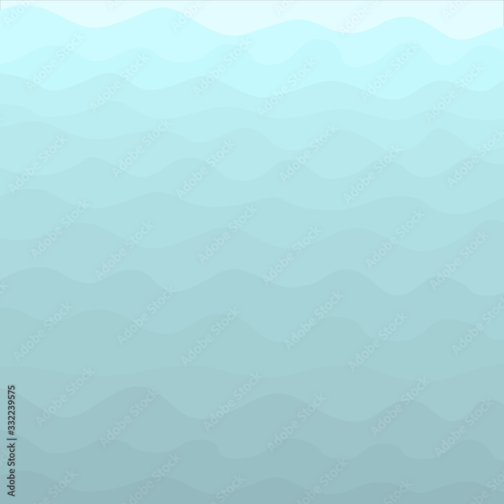 blue waves abstract background
