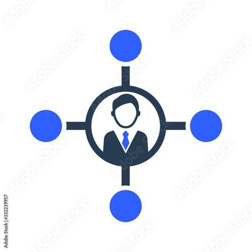 Business decision making icon
