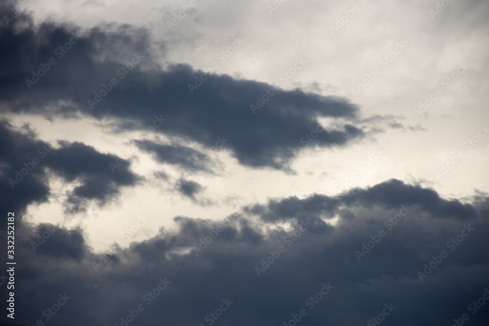 Obraz premium Céu Encoberto Nuvens Escuras