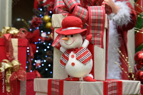 santa claus and gifts