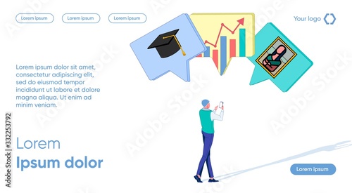 Guy Gets Knowledge Economics and Art fom Phone.