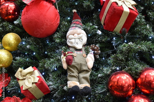 christmas tree and gifts
