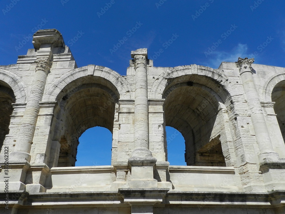 Arles, France, Roman Arena, Detail