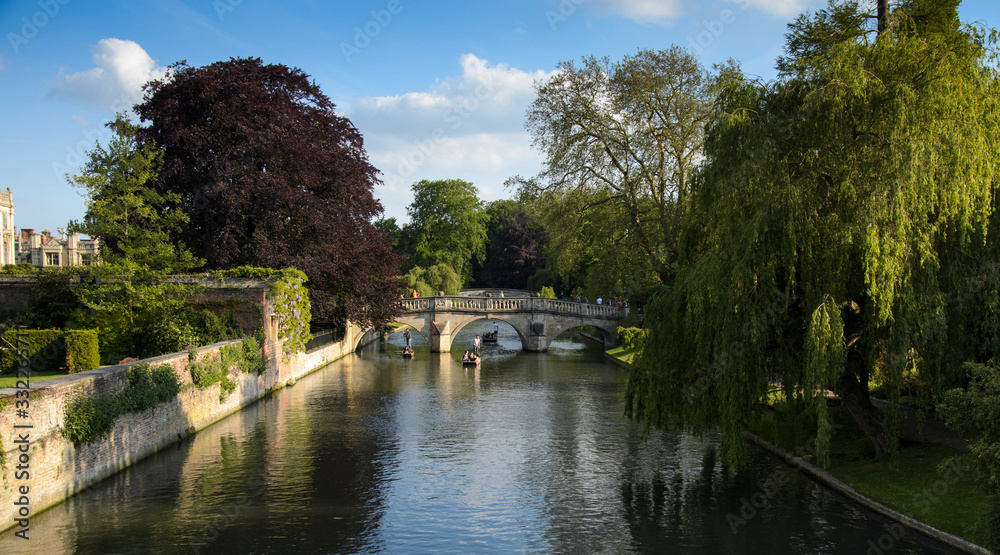 Cambridge canal - summer punting