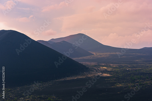 Dramatic views of the volcanic landscape. Kamchatka Peninsula. © zhuxiaophotography