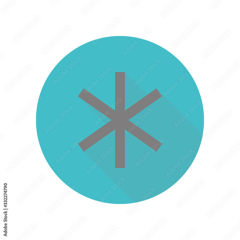 Phone key star long shadow icon. Simple glyph, flat vector of web icons for ui and ux, website or mobile application Phone key star long shadow icon. Simple glyph, flat vector of web icons for ui and ux, website or mobile application