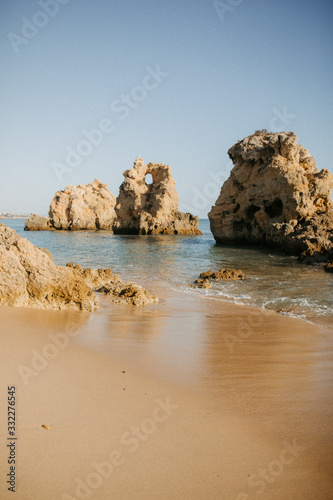 rock and sea