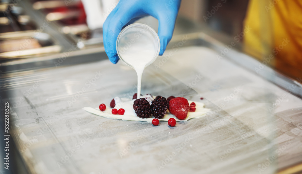 Frozen plate ice cream hotsell