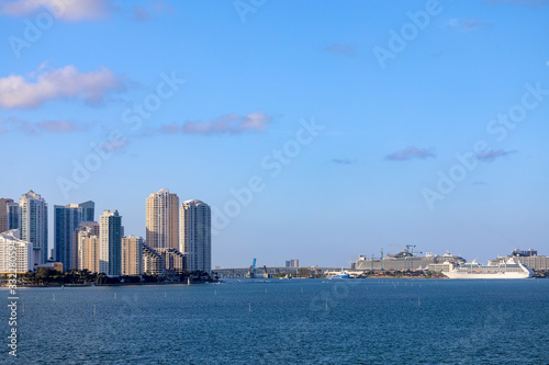 BRICKELL skyline, Port of Miami © Ana