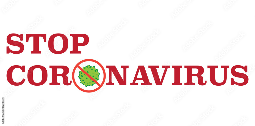 Sign caution coronavirus 2019-nC0V Outbreak. Sign caution coronavirus 2019-nC0V Outbreak.