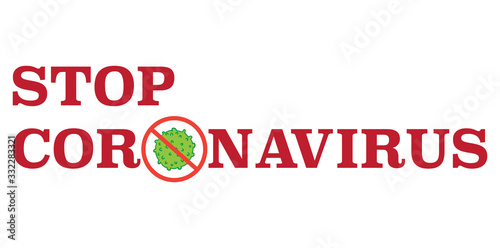 Sign caution coronavirus 2019-nC0V Outbreak.
