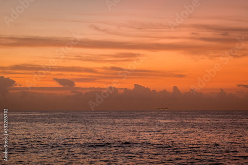 sunrise and ocean