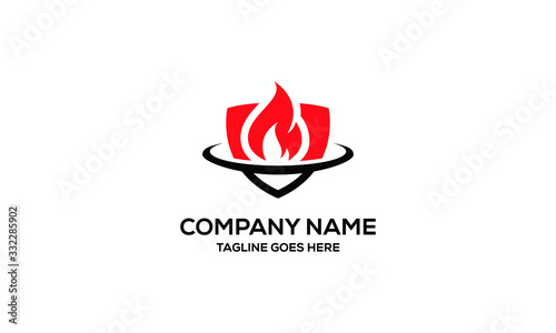 Security And Fire Vector Logo Design Inspirations