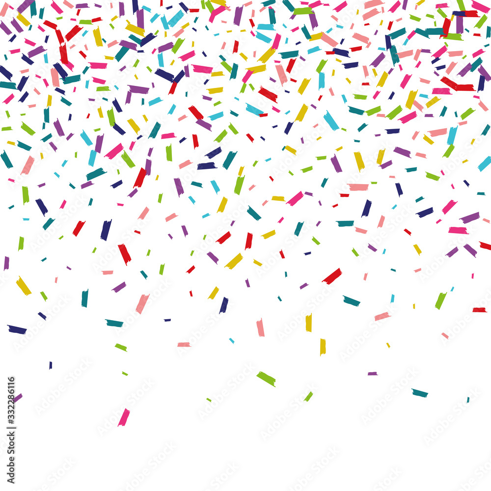 Rainbow Effect Confetti Pattern. Confetti Backdrop. Dust Invitation Background. Color Abstract Design. Rainbow Effect Confetti Pattern. Confetti Backdrop. Dust Invitation Background. Color Abstract Design.