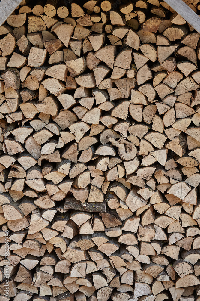 Firewood background. Old wooden texture. Firewood background. Old wooden texture.