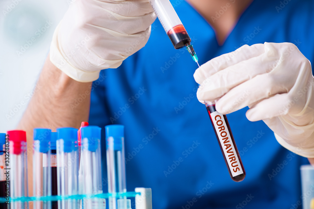 Doctor developing covid-19 vaccine in the lab Doctor developing covid-19 vaccine in the lab