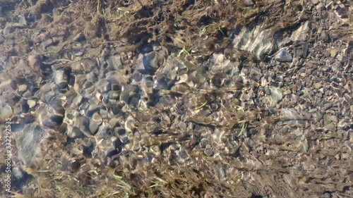 running water drains into a stream