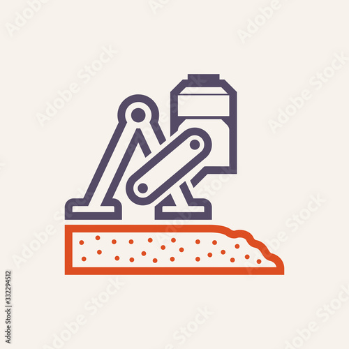 concrete machine icon