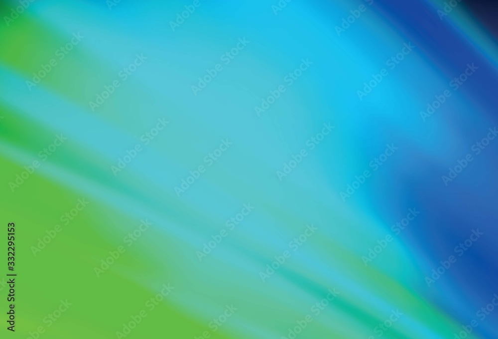 Light Blue, Green vector blurred background. Light Blue, Green vector blurred background.