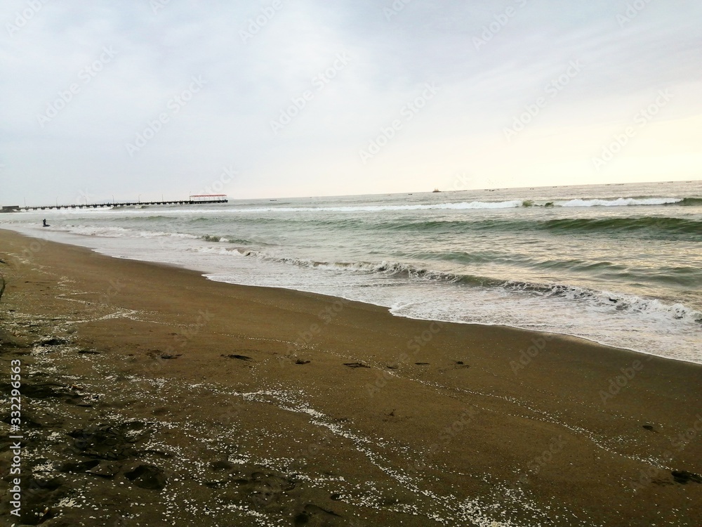 beach and sea