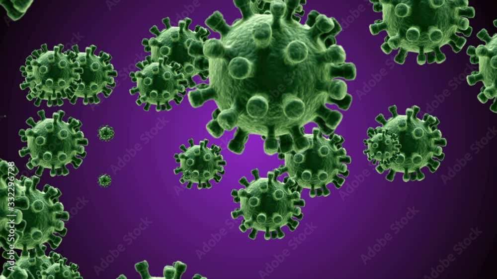 Vidéo Stock Medical illustration 2d, 3d animation background of cells