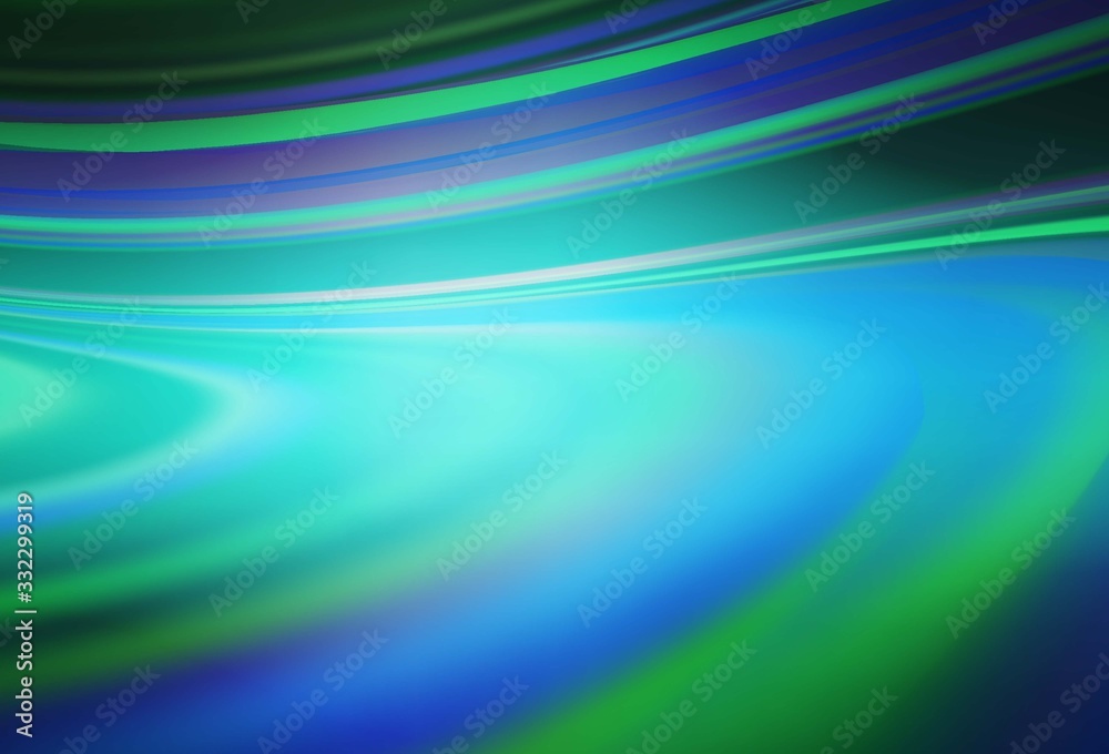 Light Green vector abstract blurred background. Light Green vector abstract blurred background.