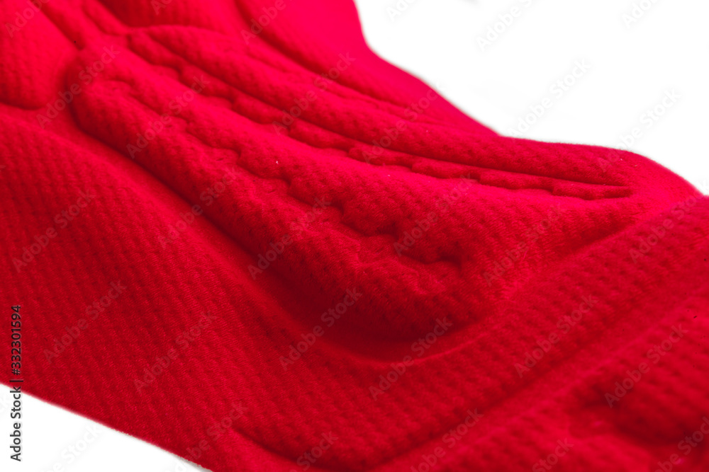 Fototapeta premium Parts of a cycling shorts. Comfortable cycling. Foam