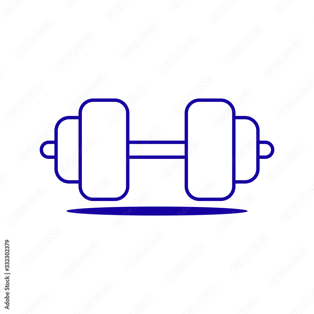 Barbell, dumbbell icon Barbell, dumbbell icon