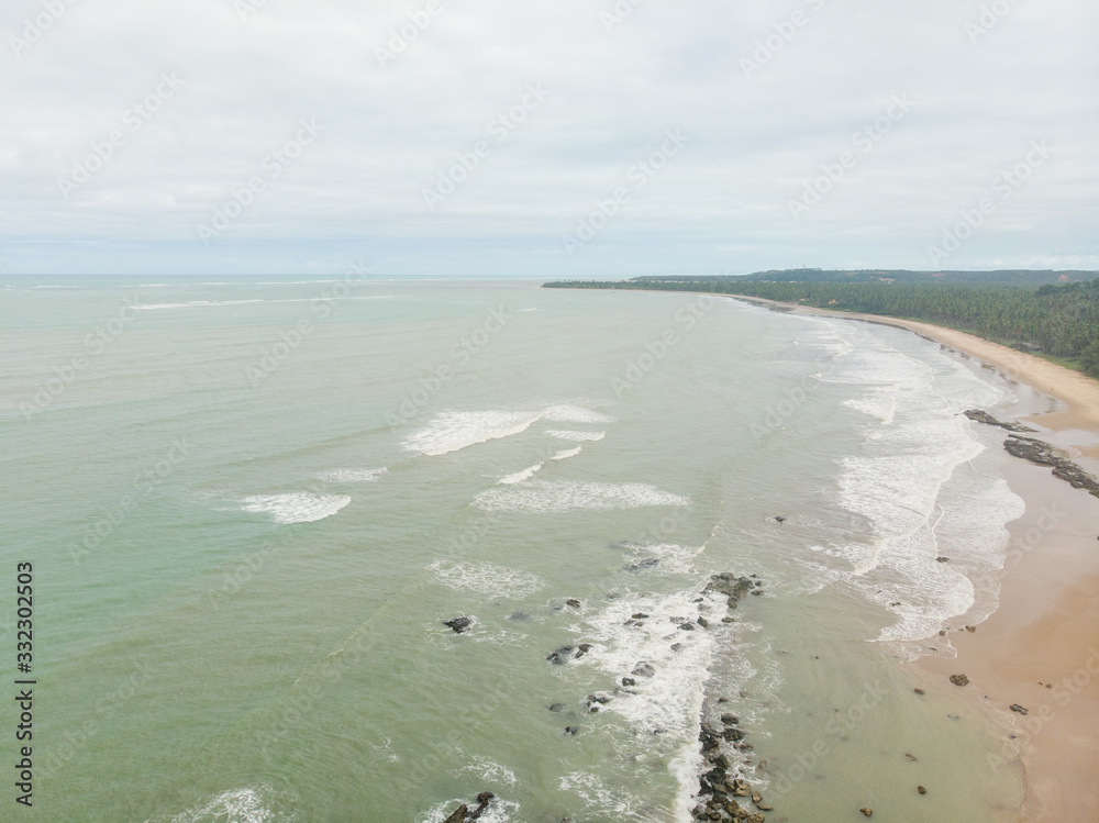 custom made wallpaper toronto digitalVista Aérea praia Alagoas