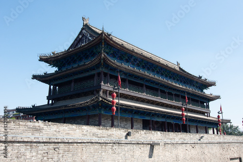 Ancient building on city wall of Xi'an, Shaanxi, China © Wandering Bear