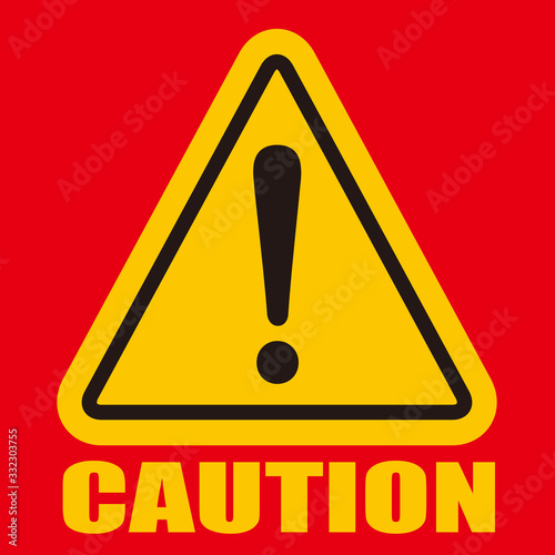 hazard sign icon vector triangle