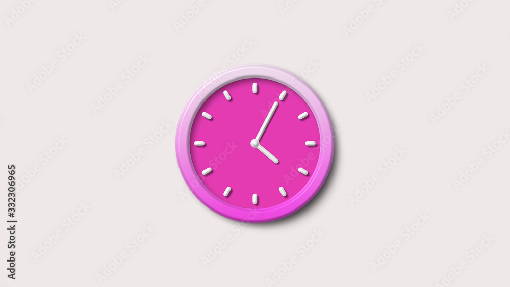 New pink 3d wall clock icon,clock icon,clock image,White background 3d clock icon New pink 3d wall clock icon,clock icon,clock image,White background 3d clock icon