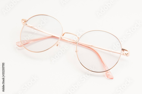 A glasses on isolated background