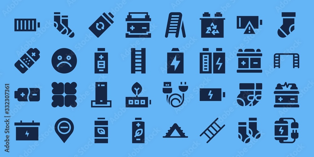 Modern Simple Set of low Vector filled Icons