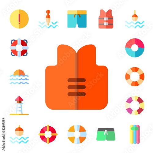 lifebuoy icon set