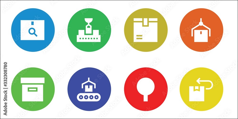 Modern Simple Set of carton Vector filled Icons Modern Simple Set of carton Vector filled Icons