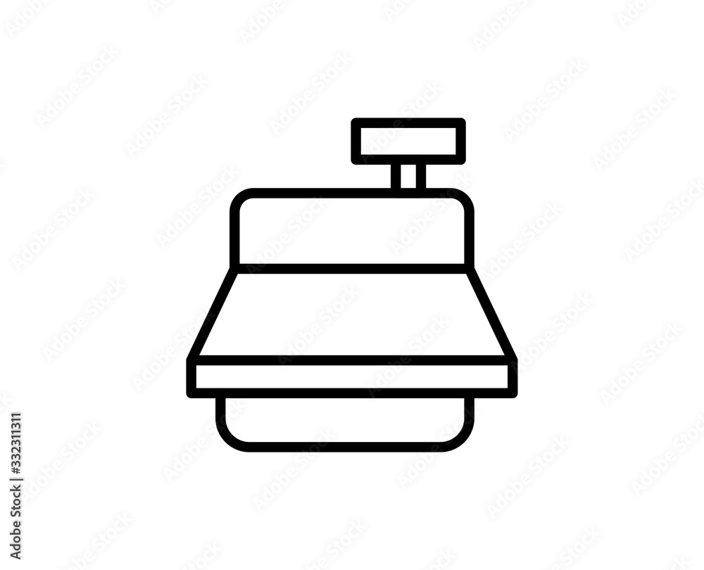 Flat line icon Flat line icon