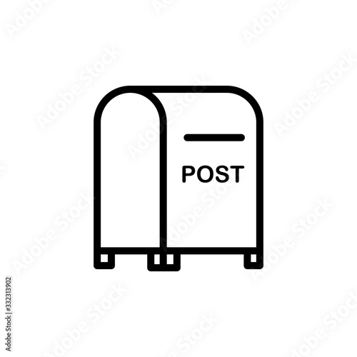 Vector illustration, mail box icon design