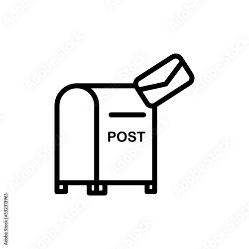 Vector illustration, mail box icon design