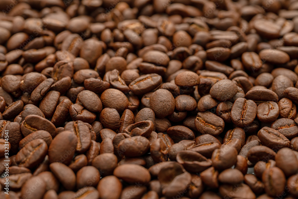 fresh roasted coffee beans background fresh roasted coffee beans background