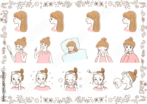 女性　スキンケア