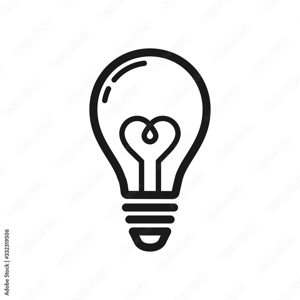 bulb lamp vector icon, idea sign, light bulb lamp icon bulb lamp vector icon, idea sign, light bulb lamp icon