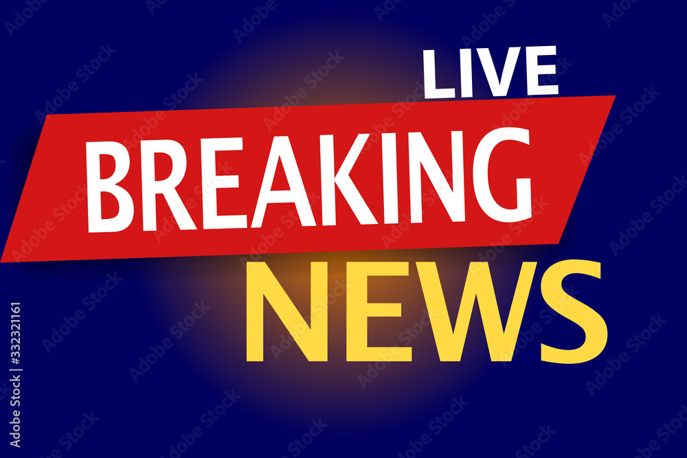 Breaking News Live Background Template. Business / Technology News Background. Vector Illustration.