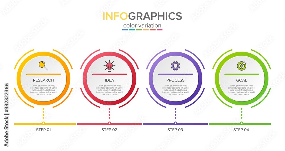 Infographic design with icons and 4 options or steps. Thin line vector. Infographics business concept. Can be used for info graphics, flow charts, presentations, web sites, banners, printed materials. Infographic design with icons and 4 options or steps. Thin line vector. Infographics business concept. Can be used for info graphics, flow charts, presentations, web sites, banners, printed materials.