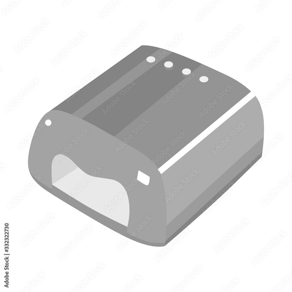 Vector illustration of dryer and electric sign. Web element of dryer and device stock symbol for web. Vector illustration of dryer and electric sign. Web element of dryer and device stock symbol for web.